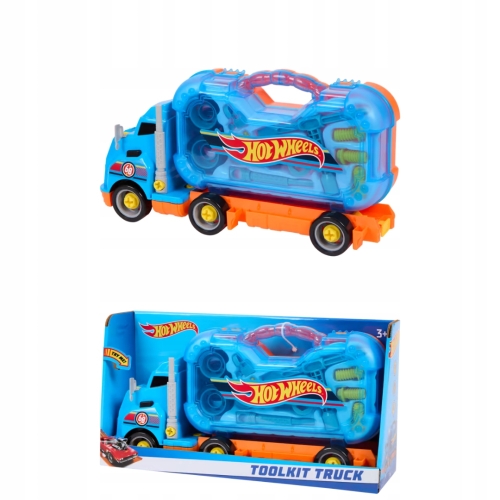 REWELACYJNY Duży Wózek Narzędziowy Ciężarówka Hot Wheels KREATYWNA PREZENT