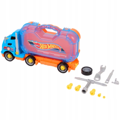 REWELACYJNY Duży Wózek Narzędziowy Ciężarówka Hot Wheels KREATYWNA PREZENT