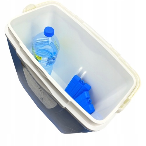 LODÓWKA TURYSTYCZNA SAMOCHODOWA 24L XXL + 2X WKŁADY 300 ML PRAKTYCZNA COOL