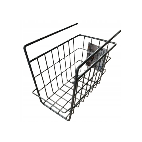 KOSZ POD PÓŁKĘ DO SZAFY PODWIESZANY WYSOKI 24x16x19 CM METALOWY ORGANIZER
