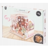 Miniaturowy domek DIY światło LED Crafts&Co wiele godzin zabawy KSIĘGARNIA