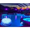 WODOODPORNA LAMPKA 10 LED RGB PILOT AKWARIUM BASEN STAW JACUZZI 2 SZTUKI