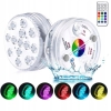 OŚWIETLENIE RGB 10 LED BASEN STAW FONTANNA OCZKO WODNE WODOODPORNE 2 SZTUKI