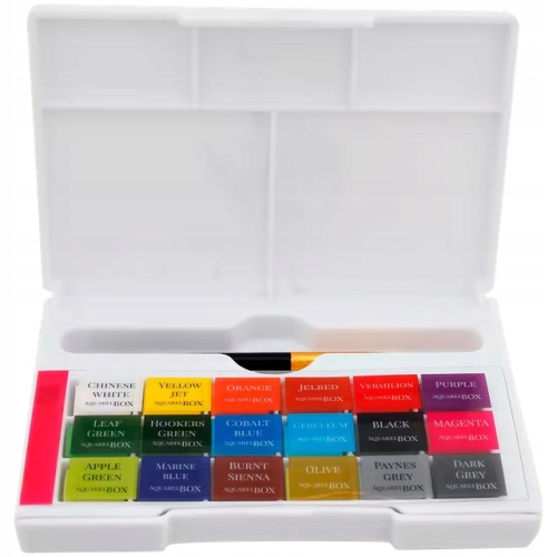 Creative Artist Aquarelbox Farby akwarelowe 18szt