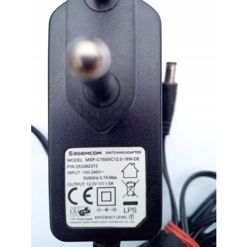 ZASILACZ ZGEMMA H2,H5,H7S,H9,H9.2S 12V 2A 12 V 3A