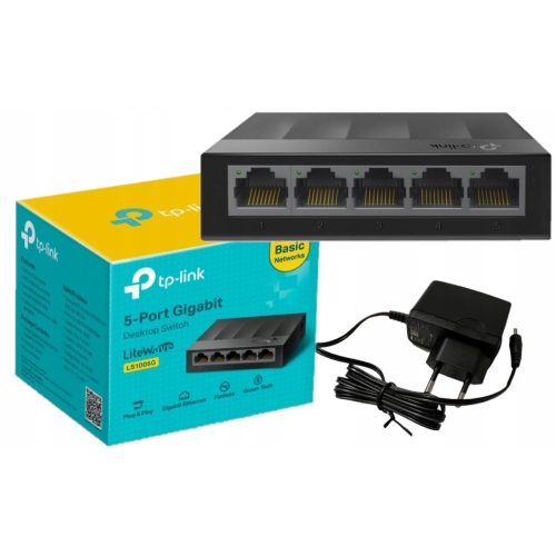 SWITCH TP-LINK LS1005G ROZDZIELACZ LAN 5 portów najwyższa jakość TPLINK 7