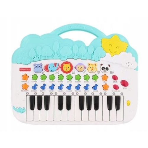 ORGANKI PIANINKO FISHER PRICE DLA DZIECI UCZĄCE