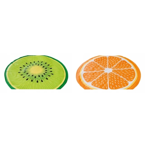 MATA chłodząca psa kota OKRĄGŁA LEGOWISKO ORANGE