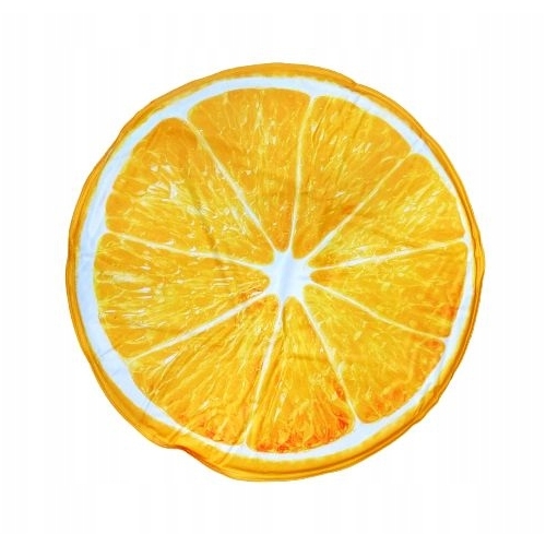 MATA chłodząca psa kota OKRĄGŁA LEGOWISKO ORANGE