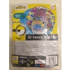 Piłka plażowa dmuchana wzór Minionki 3D kolorowe
