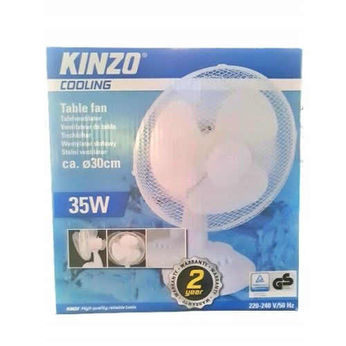 Wentylator Wiatrak biurkowy stojący KINZO 30CM 35W