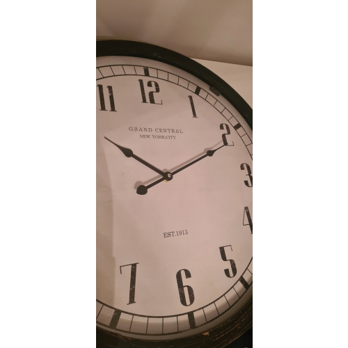 Zegar ścienny wiszący retro VINTAGE czarny XXL