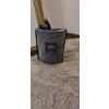 Świeca zapachowa z aksamitem w szkle prezent szara