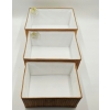 KOSZYK BAMBUSOWY ORGANIZER pudełko 32 x 25 x 15 cm