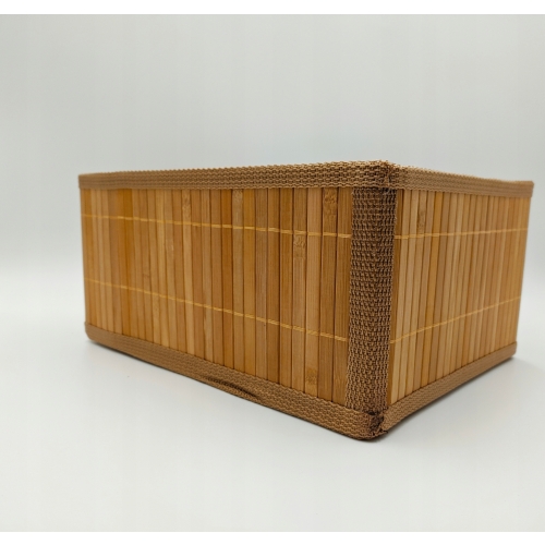 KOSZYK BAMBUSOWY ORGANIZER pudełko 32 x 25 x 15 cm
