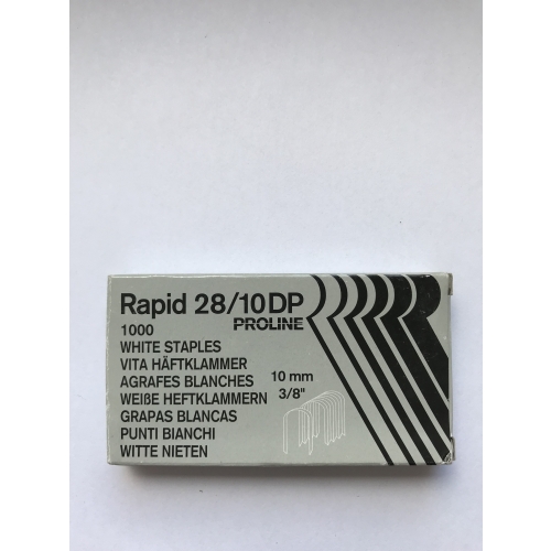 Zszywki RAPID 28/10DP 10mm/3,8"-1000 sztuk