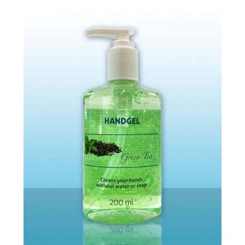 Żel płyn antybakteryjny dezynfekcja rąk 200 ml Aloe Vera i Green Tea