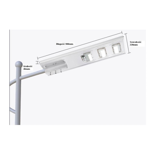 SOLARNA LAMPA ULICZNA LED MODEL JD19150 (150W + PILOT)