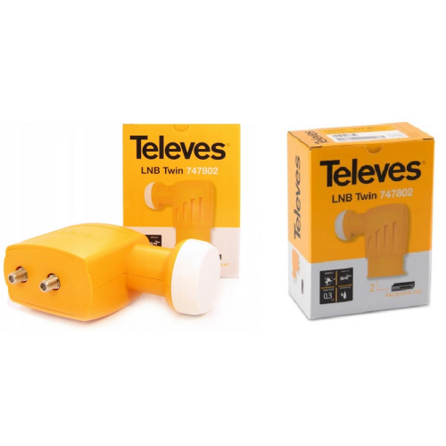 Konwerter Satelitarny TWIN TELEVES 747802 Polsat NC+ TNK