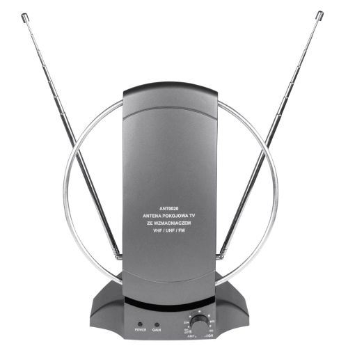 Antena Pokojowa Cabletech ANT0020 TV FM + Wzmacniacz