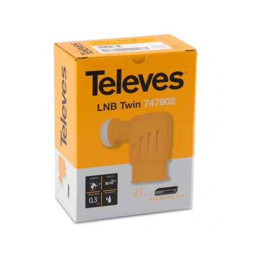 Konwerter Satelitarny TWIN TELEVES 747802 Polsat NC+ TNK