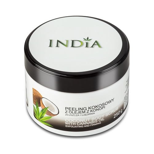 Peeling kokosowy z olejem konopnym 250g
