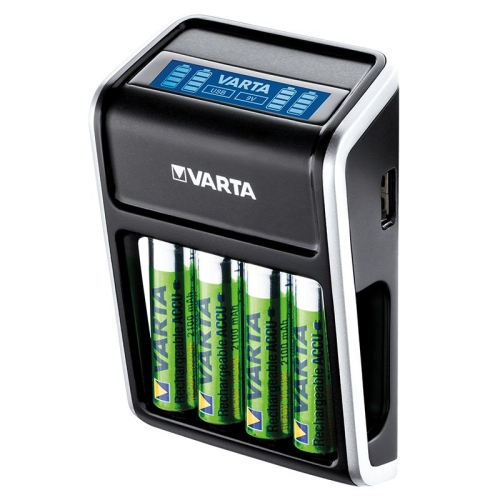 Ładowarka Varta (BAT0260) Plug LCD + 4x AA 2100mah