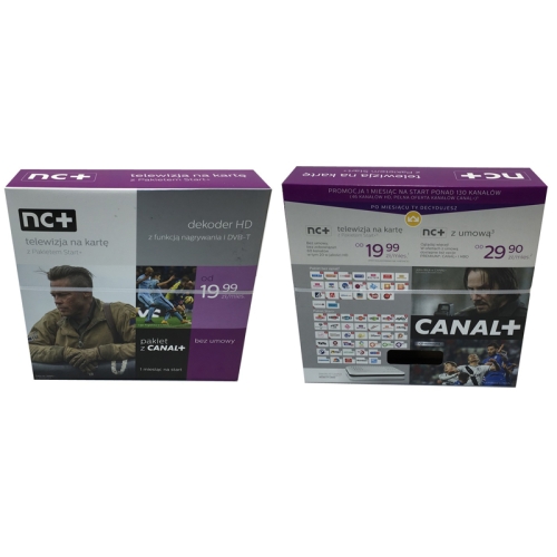 Telewizja NC+MIX 1 miesiąc + dekoder ITI 2849ST 2850ST PVR HD